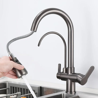 Touch On Filtered Faucet Three Ways Cold Drinking