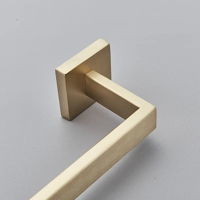 Brushed Rose Gold Toilet Paper Holder 16cm Screw