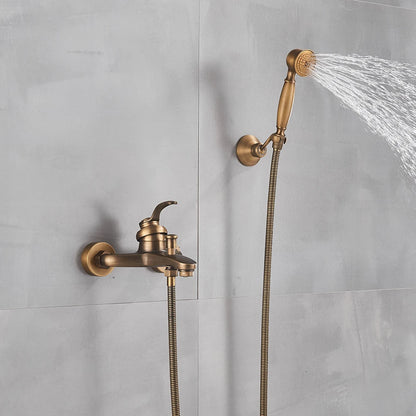 Poiqihy Wall Mounted Hand Held Shower Head Kit