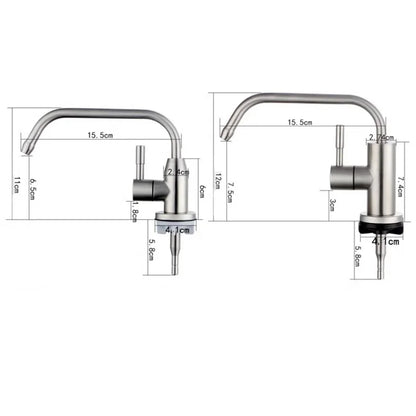 Sink Faucet Direct Drinking Tap Cold Stainless Steel