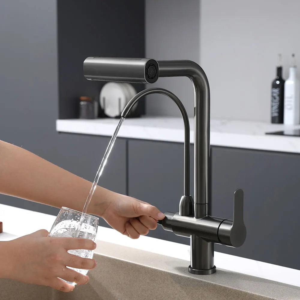 Waterfall Faucet Multi-Functional Mode Pure Cold Water Faucet