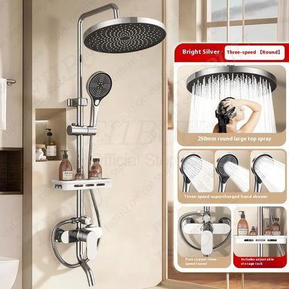 Pressure Water Massage Shower Water Saving Shower System