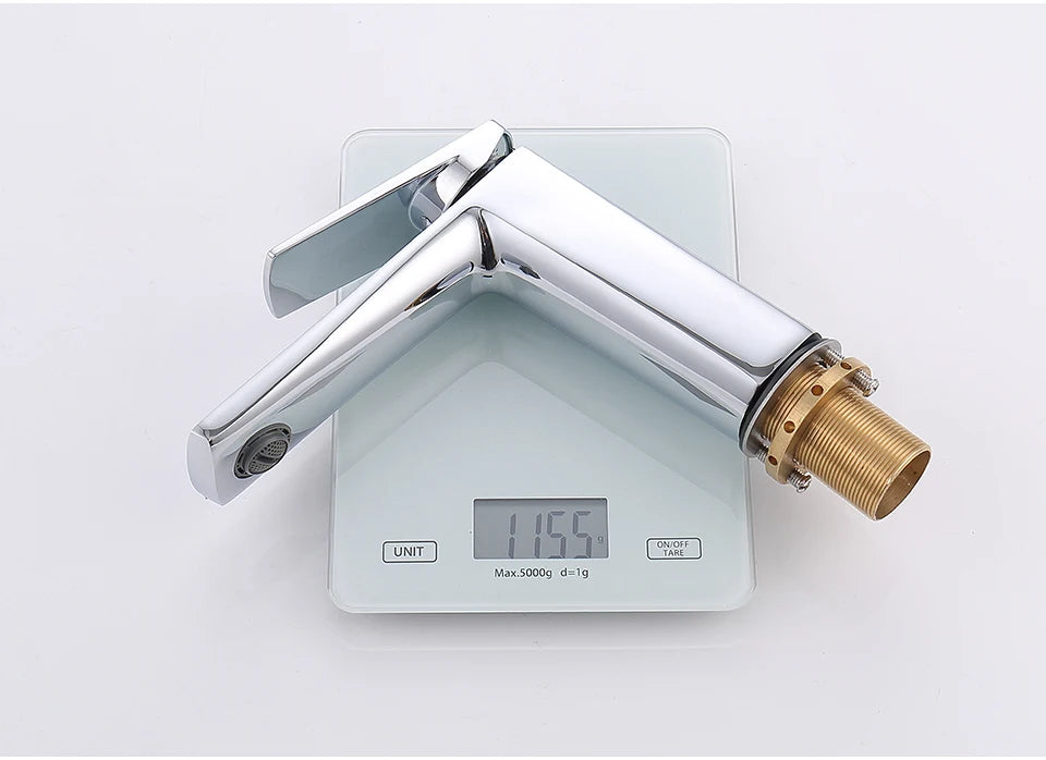 Vgx Brushed Gold Bathroom Faucets Square Basin Mixer