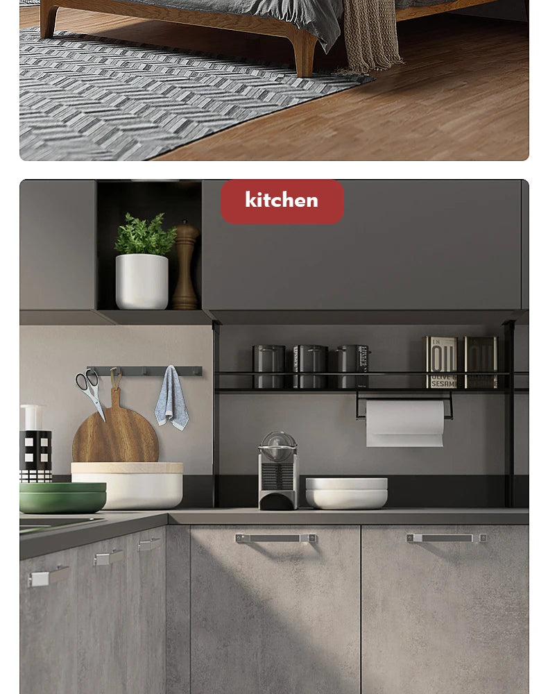 Bathroom Hardware Robe Hooks Matte Black/Gun Grey Color