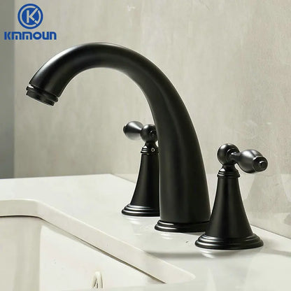 Deck Mounted Fixed Spout Bathroom Basin Faucet Hole