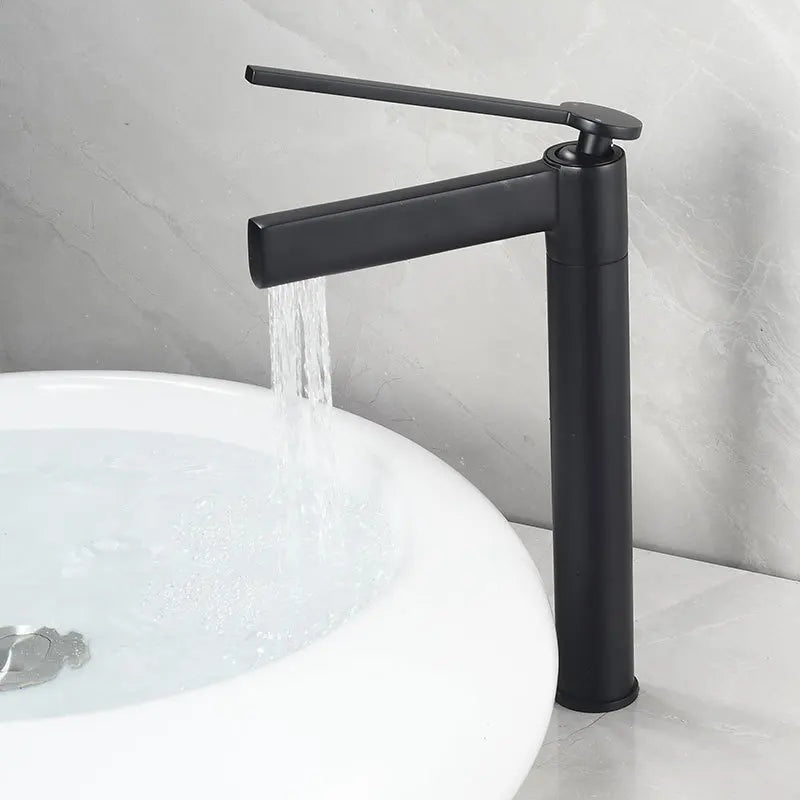 Basin Bathroom Sink Faucet Deck Mounted Cold Water