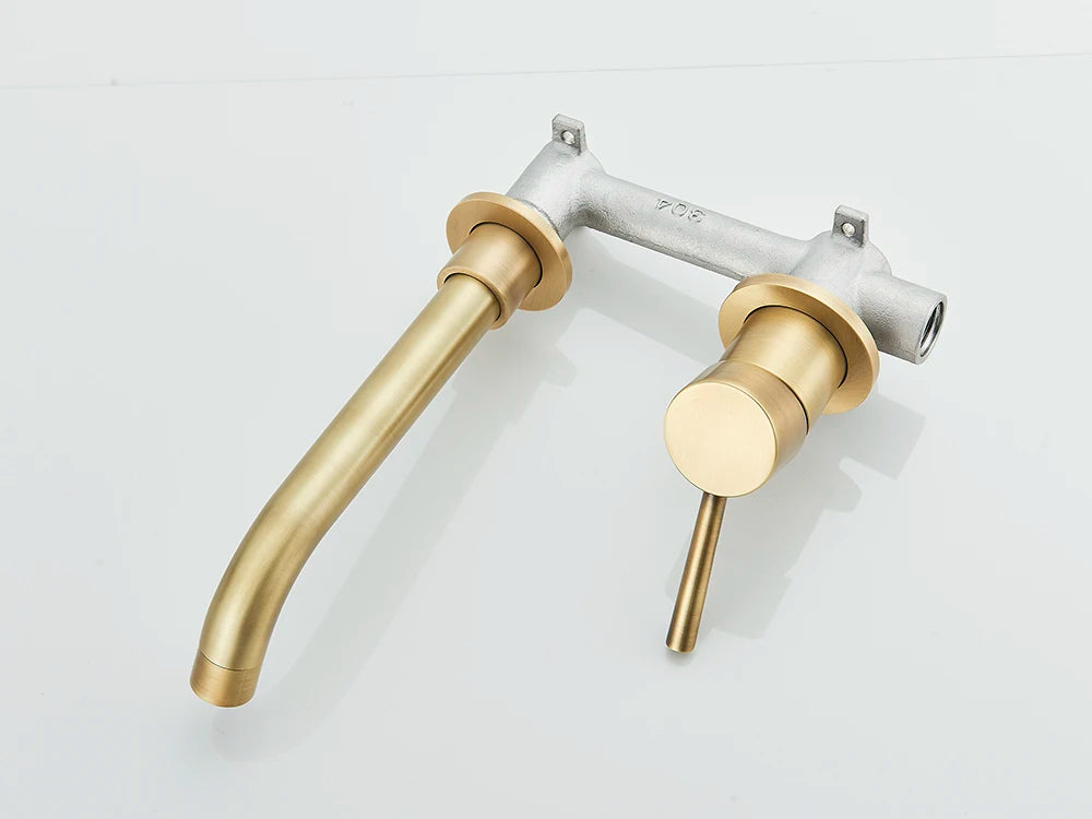 Matte Black Basin Faucet Brass White Bathroom Sink