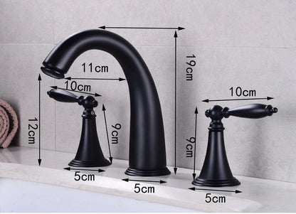 Basin Faucet Holes Dual Control Bathroom Sink Faucet