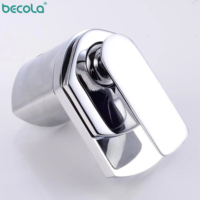 Becola All Copper Gold/Chrome/Brushed Duckbill Waterfall Faucet