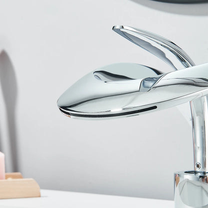 Waterfall Creative Bathroom Basin Faucet Sink Faucet Deck