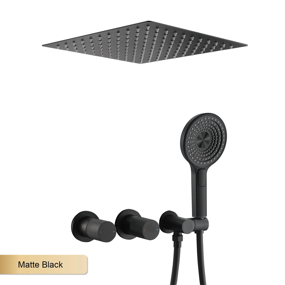 Minimalist Bathroom Ceiling Mount Shower System Rain Shower