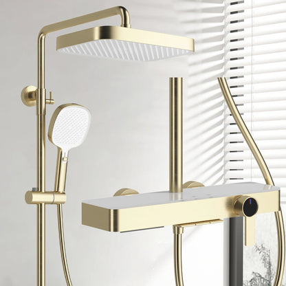 Cold Waterfall Piano Bathroom Shower 12 Inch Rain