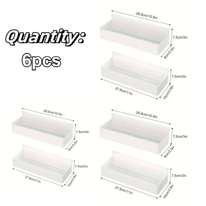 6pcs Magnetic Storage Rack Refrigerator/Washing Machine No-Drill