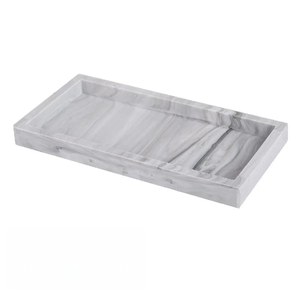 Thickened Bathroom Counter Tray Rectangular Lightweight Silicone