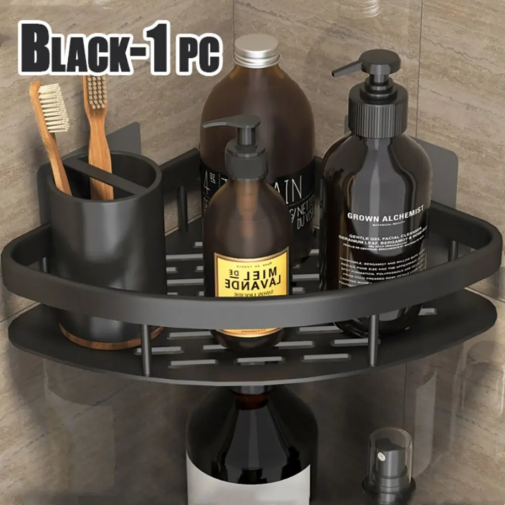 Wall Mounted Rectangular Rack Wall Mounted Shower Shampoo