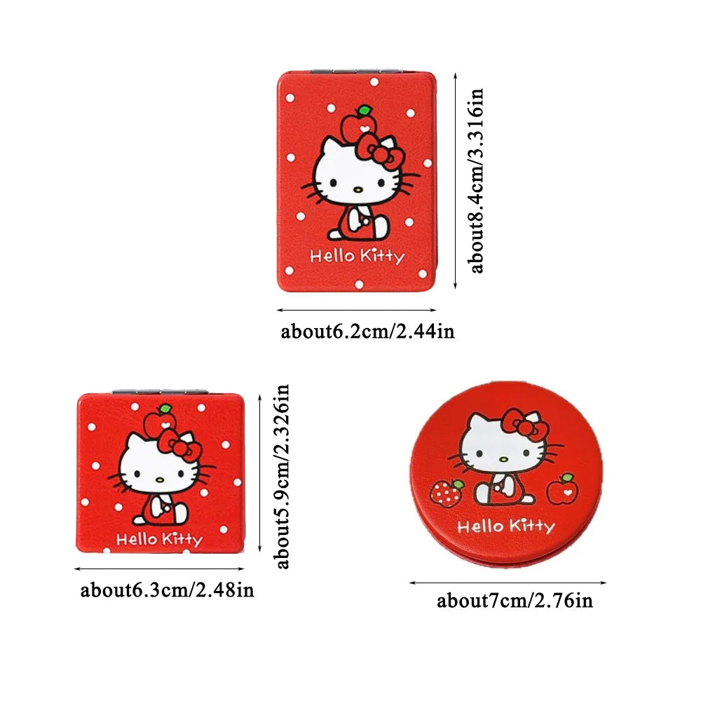 Genuine Hello Kitty Melody Folding Makeup Mirror Cartoon