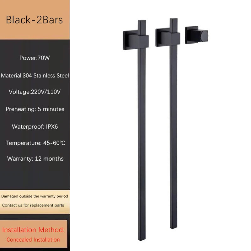 Oxg Smart Electric Heated Towel Rack Heated Bathroom