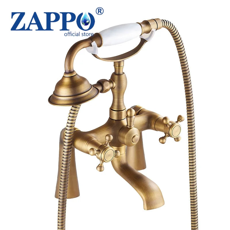 Zappo Bathtub Faucet Vintage Telephone Style Dual Handles