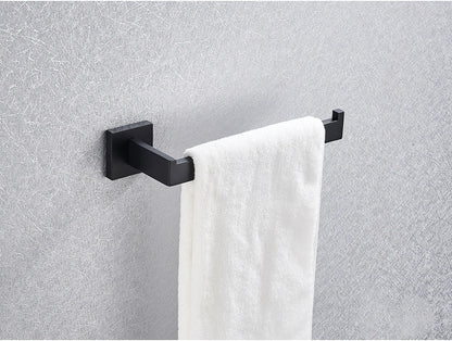 Bathroom Hardware Black Robe Hook Towel Rail Bar