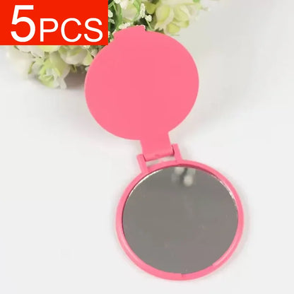 5pcs Compact Mirror Bulk Pocket Mini Folding Mirrors