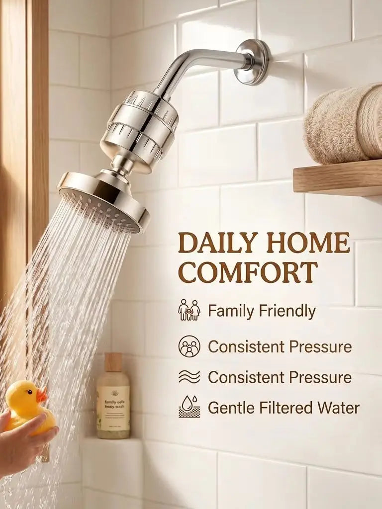 Three Levels Of Water Outlet Showerhead 15 Level