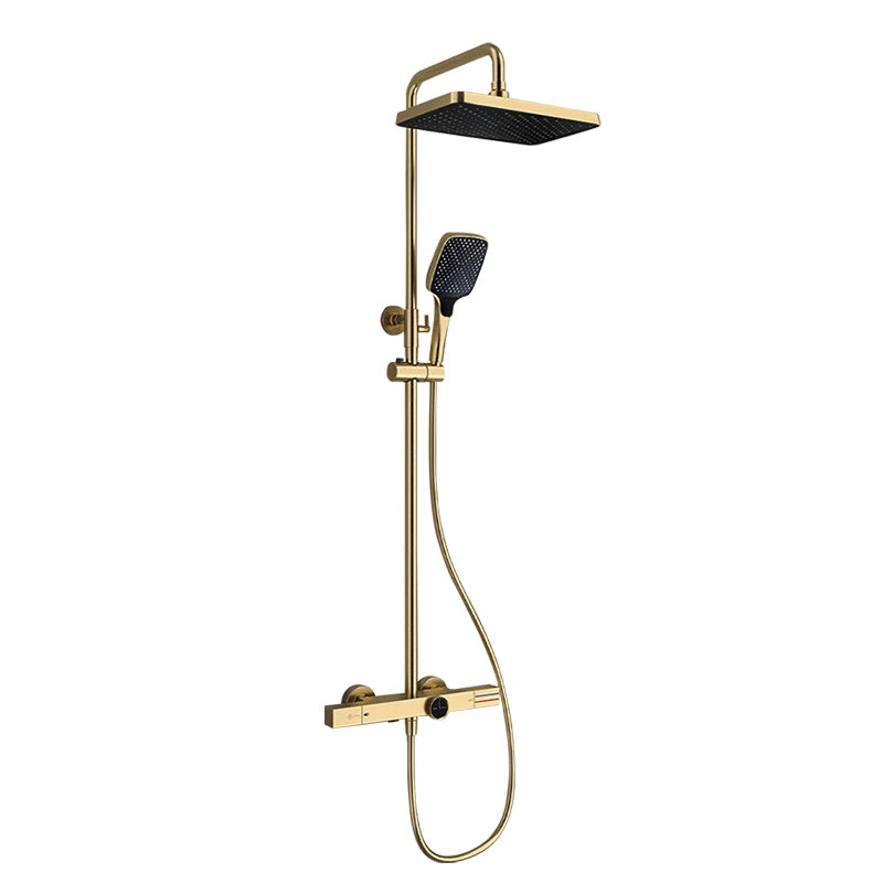Vgx Thermostatic Shower System Gold Shower Luxury Bathroom