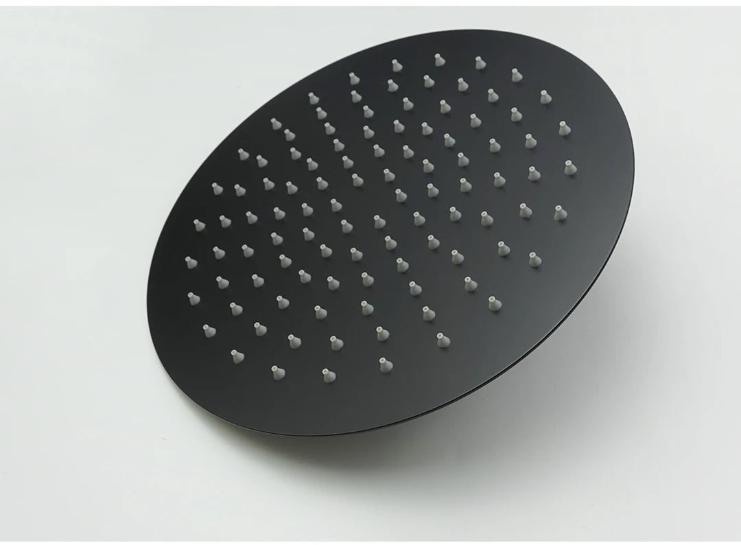 Brushed Gold Black Chrome Grey Overhead Shower Head