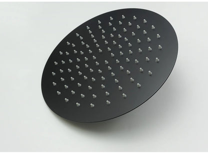 Brushed Gold Black Chrome Grey Overhead Shower Head