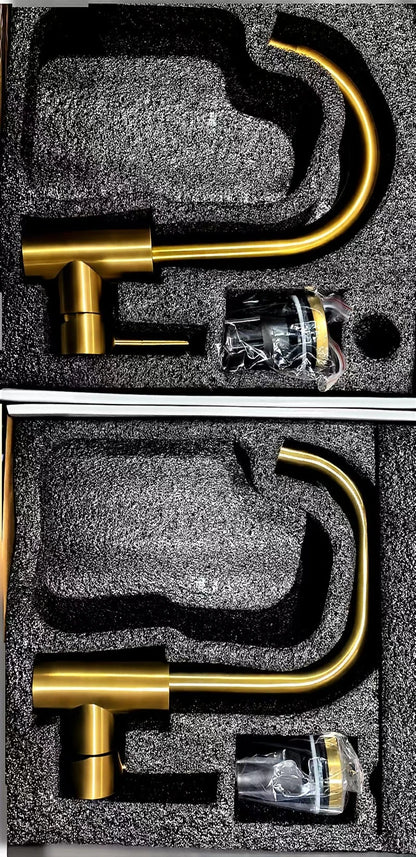 Arrival Light Luxury Gold Bathroom Basin Faucet Modern