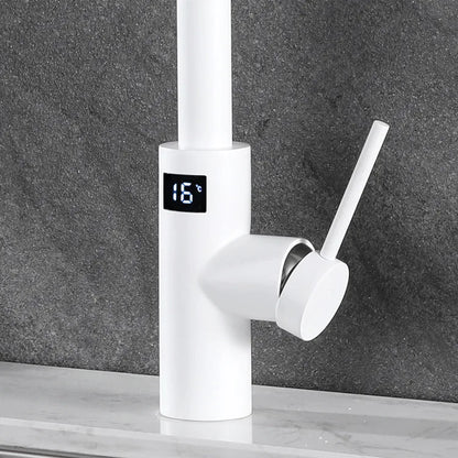 Smart Digital Touch On Faucets Pull Down Cold