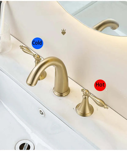 Nordic Style Basin Faucet Holes Bathroom Sink Faucet
