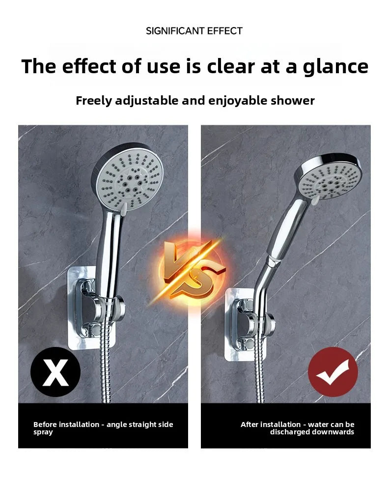 Shower Head Extension Arm Adjustable Angle Rotatable Connector