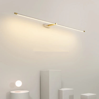 Nordic Slim Wall Sconce Lamp Bathroom Mirror Light