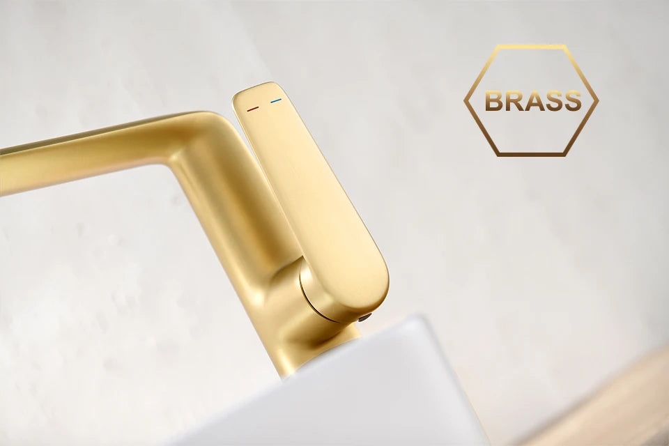 Vgx Luxury Gold Bathroom Faucets High Basin Mixer