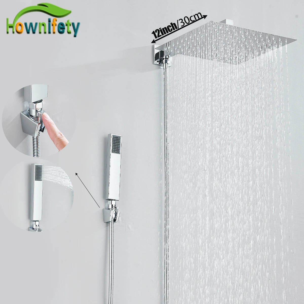 Bathroom Shower Faucet Ways Valve Shower Chrome Mixers