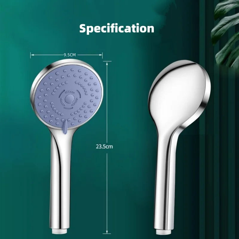 Shower Boosted 5-Speed Large Water Outlet Shower Handheld