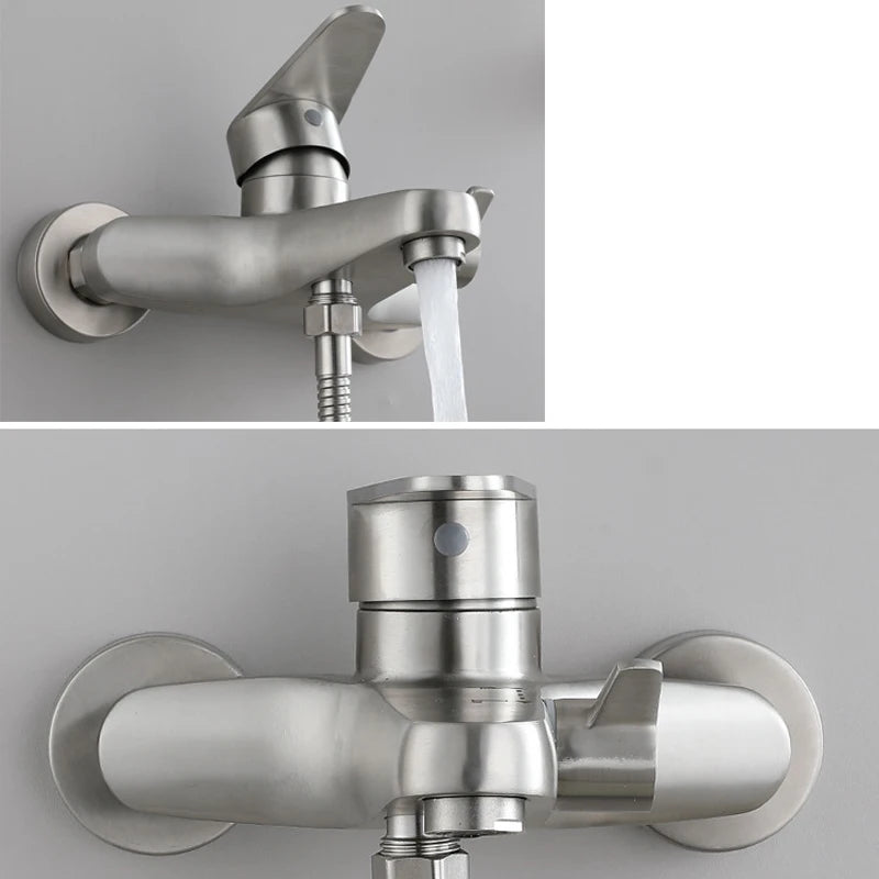 Bathroom Shower Faucet 304 Stainless Steel Mixer Tap