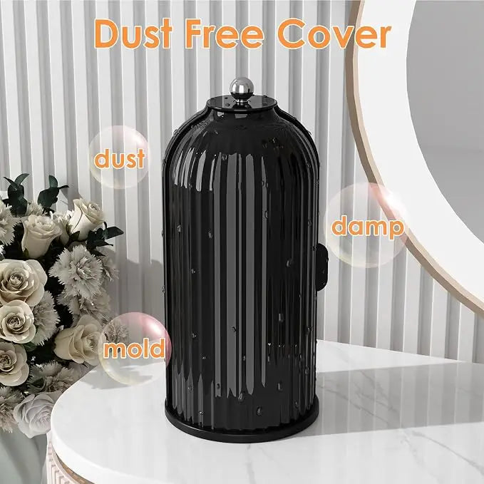 Rotating Dustproof Toothbrush Holder Organizer 360 Swivel