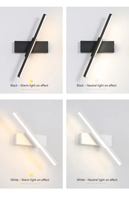 Modern Retractable Led Bathroom Mirror Light Makeup Vanity