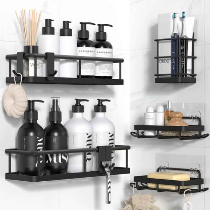 Shower Caddy Adhesive No Drill Bathroom Shower Organizers