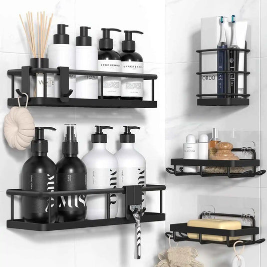 Shower Caddy Adhesive No Drill Bathroom Shower Organizers