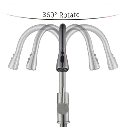 Faucet Brushed Nickel Color Surface Cold Water Faucet