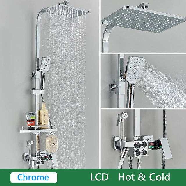 Cold Digital Bathroom Shower Quality Brass Bathroom Faucet