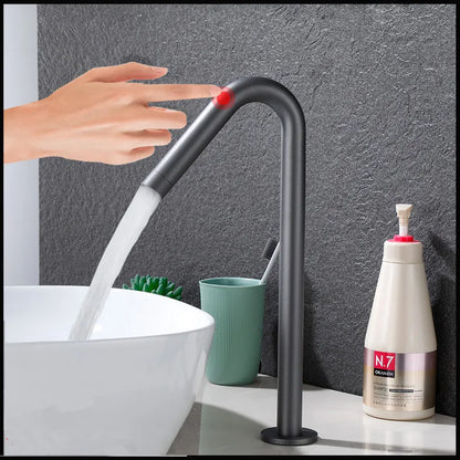 Tuqiu Smart Touch Bathrooomfaucet Gold Automatic Sensor Basin