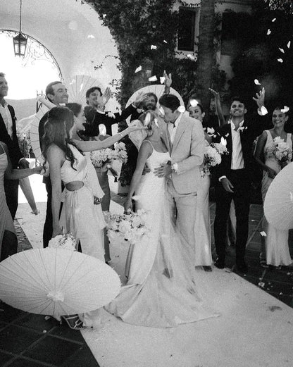 White Paper Parasol Wedding Photo Cosplay Prop Diy
