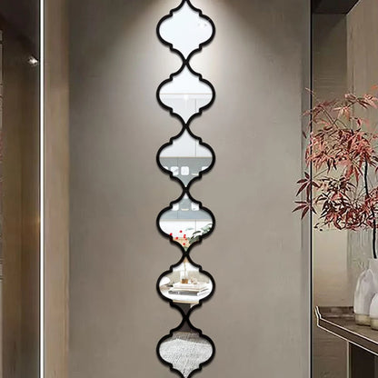 12/6pcs Large Moroccan Mirror - Wall-Mounted Living Room