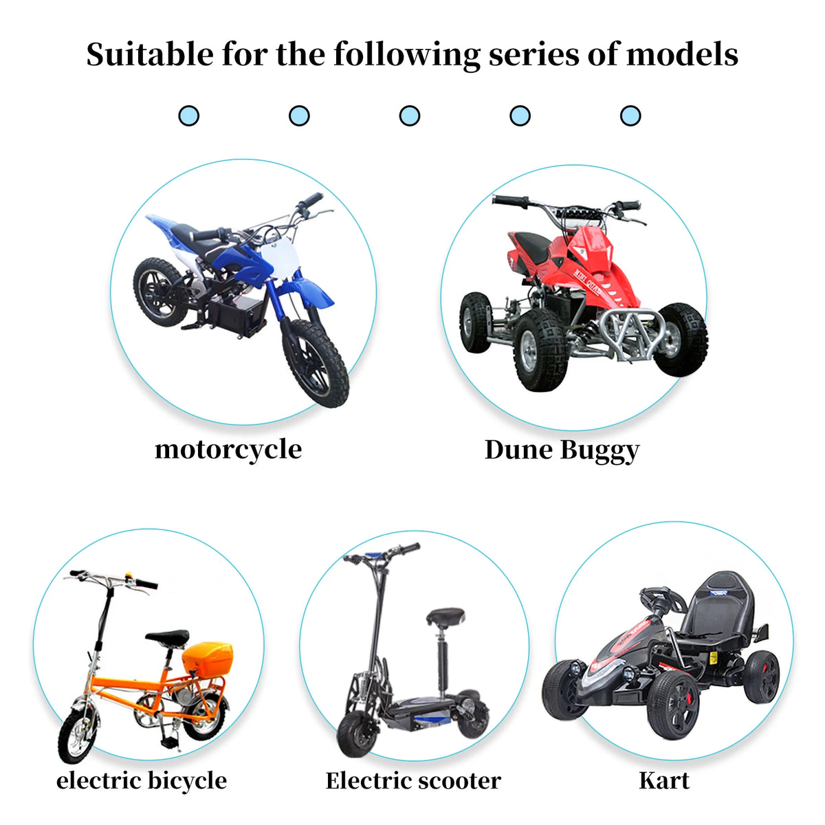 Kunray 1000w/1500w/1600w/1800w Electric Scooter Conversion Kits