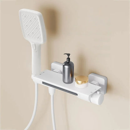 Bathtub Faucet Shower Waterfall Bathroom Wall Mounted Brass