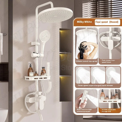 Pressure Water Massage Shower Water Saving Shower System