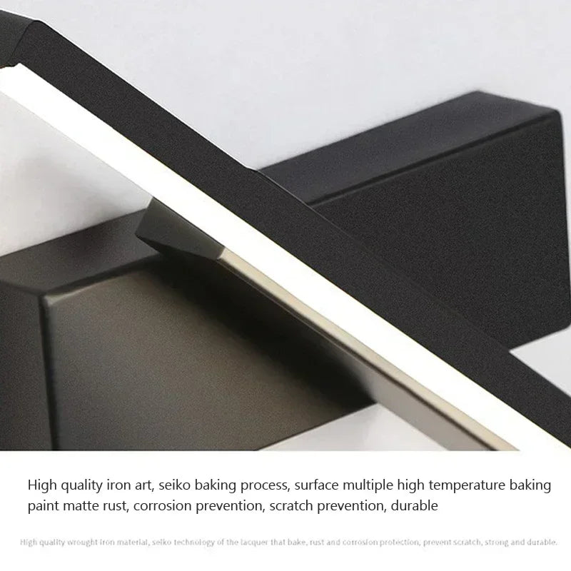 Modern Retractable Led Bathroom Mirror Light Makeup Vanity